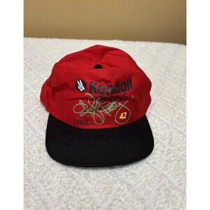 Vintage 1995 Kendall Racing Kyle Petty #42 Red Snap Back Hat